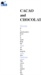 Mobile Screenshot of cacao-chocolate.com